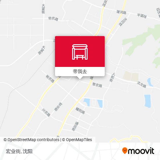 宏业街地图