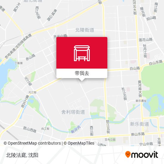 北陵法庭地图