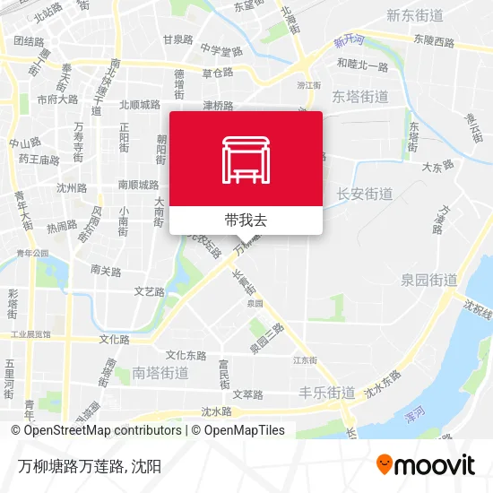 万柳塘路万莲路地图