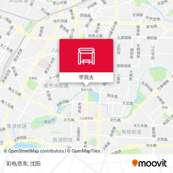 彩电塔东地图
