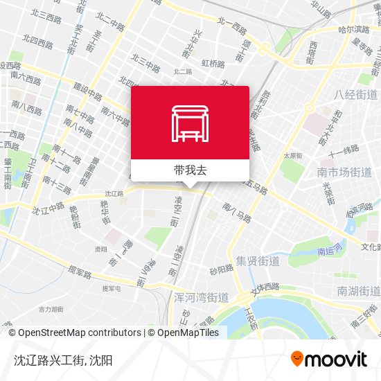 沈辽路兴工街地图