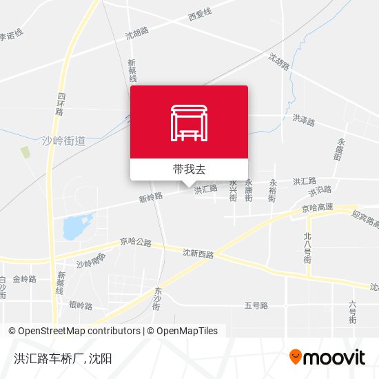 洪汇路车桥厂地图