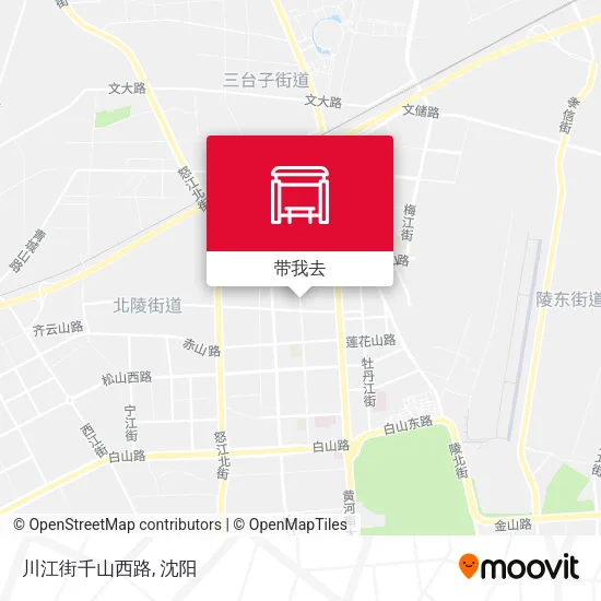 川江街千山西路地图