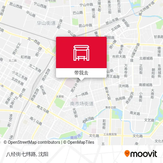 八经街七纬路地图