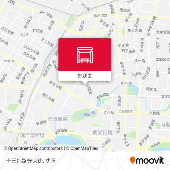 十三纬路光荣街地图