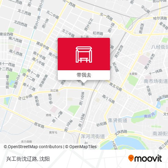 兴工街沈辽路地图