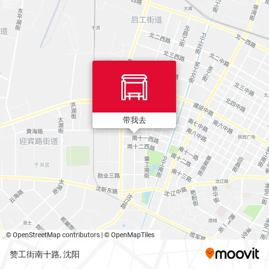 赞工街南十路地图