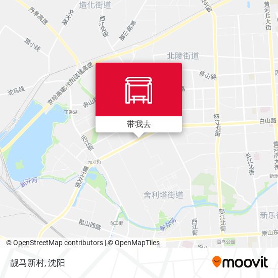 靓马新村地图