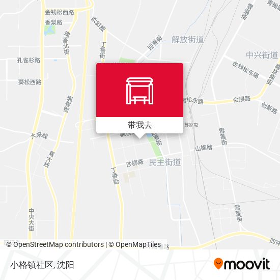 小格镇社区地图