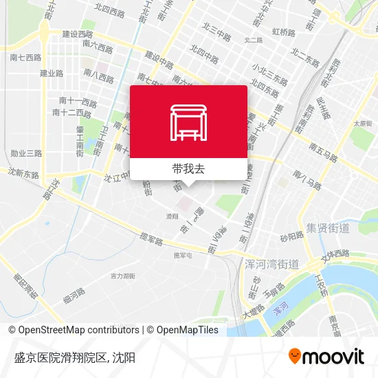 盛京医院滑翔院区地图