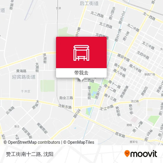 赞工街南十二路地图