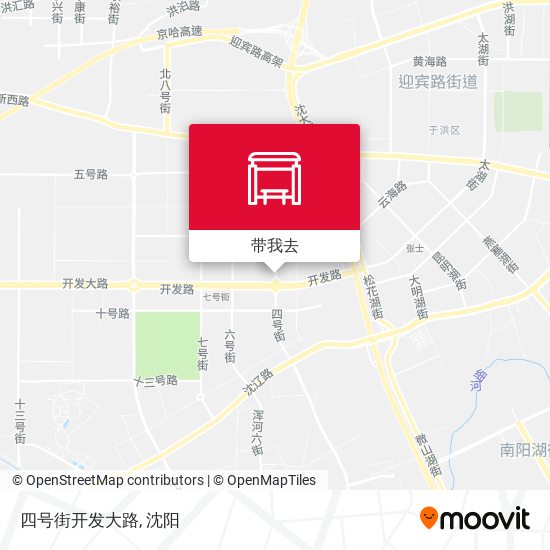 四号街开发大路地图