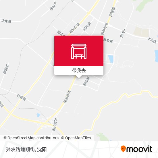 兴农路通顺街地图
