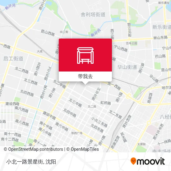 小北一路景星街地图