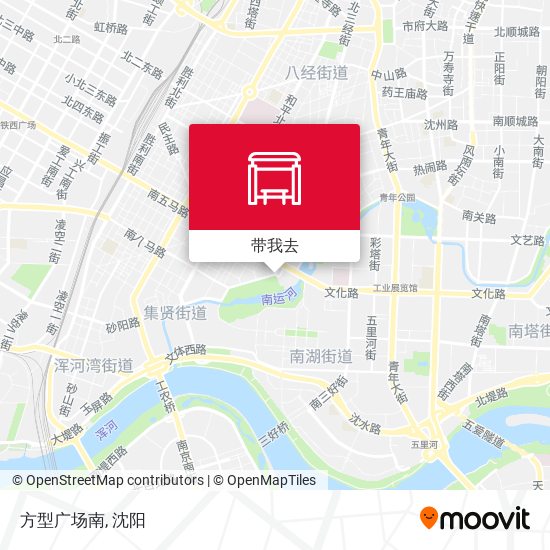 方型广场南地图