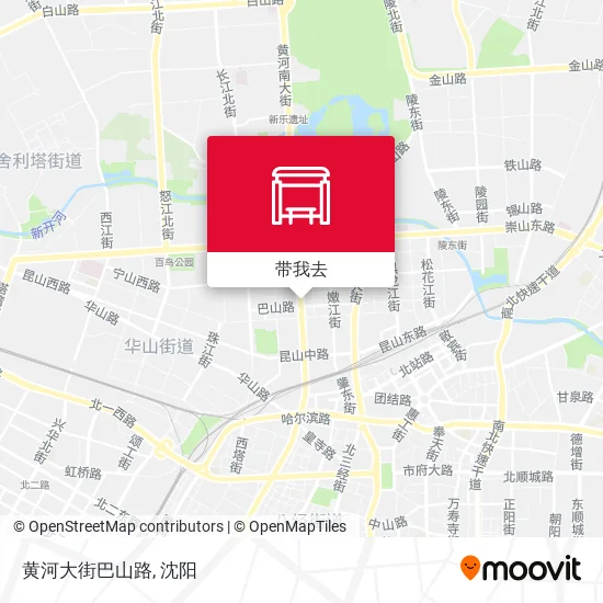 黄河大街巴山路地图