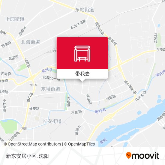 新东安居小区地图