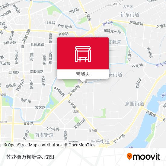 莲花街万柳塘路地图