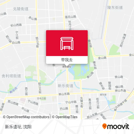 新乐遗址地图