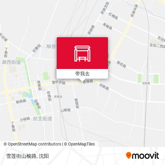 雪莲街山榆路地图