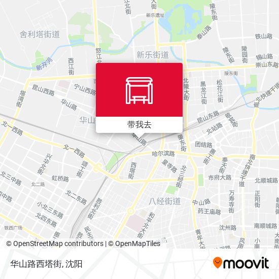 华山路西塔街地图