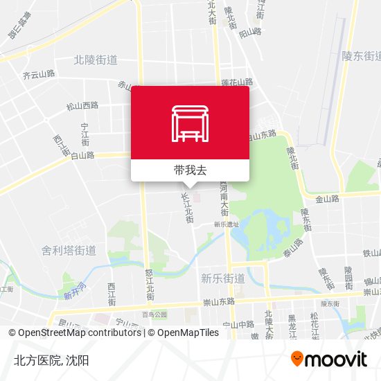 北方医院地图