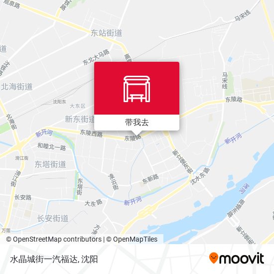 水晶城街一汽福达地图