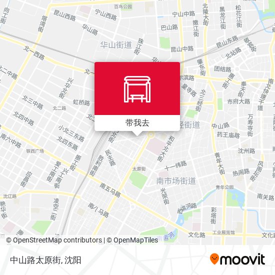 中山路太原街地图