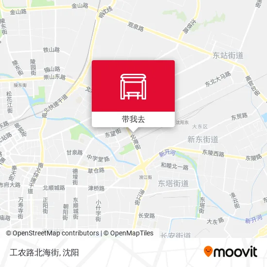 工农路北海街地图