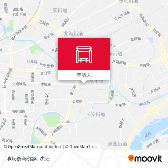 地坛街善邻路地图