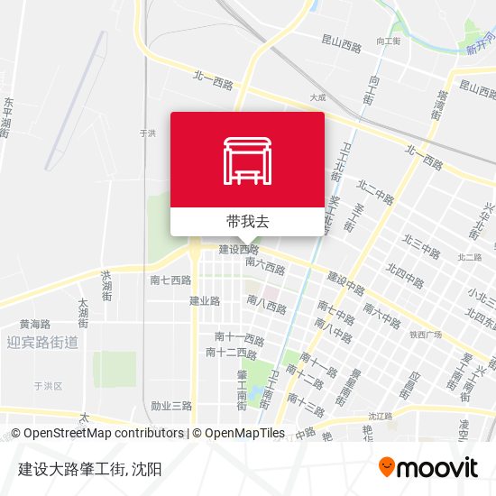 建设大路肇工街地图