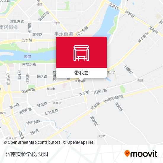 浑南实验学校地图