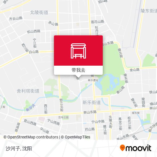 沙河子地图