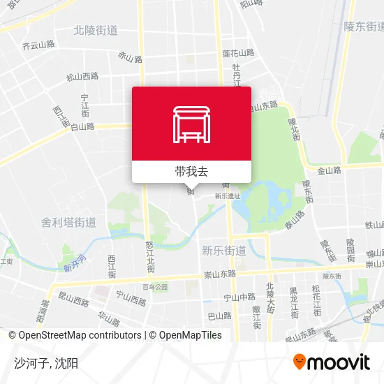 沙河子地图
