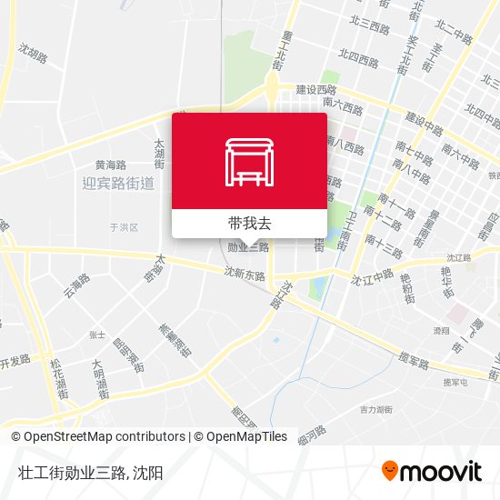 壮工街勋业三路地图