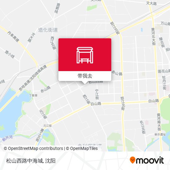 松山西路中海城地图