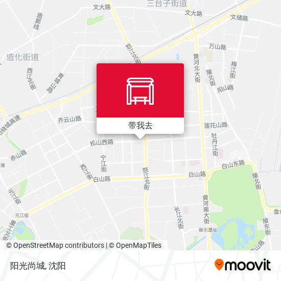 阳光尚城地图
