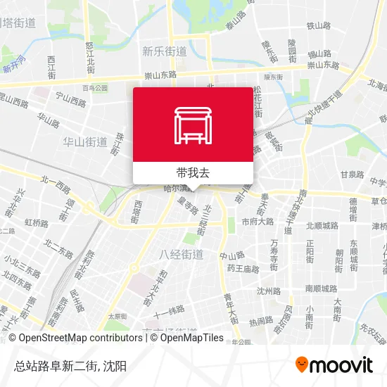总站路阜新二街地图