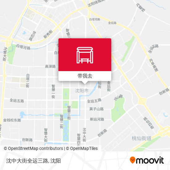 沈中大街全运三路地图