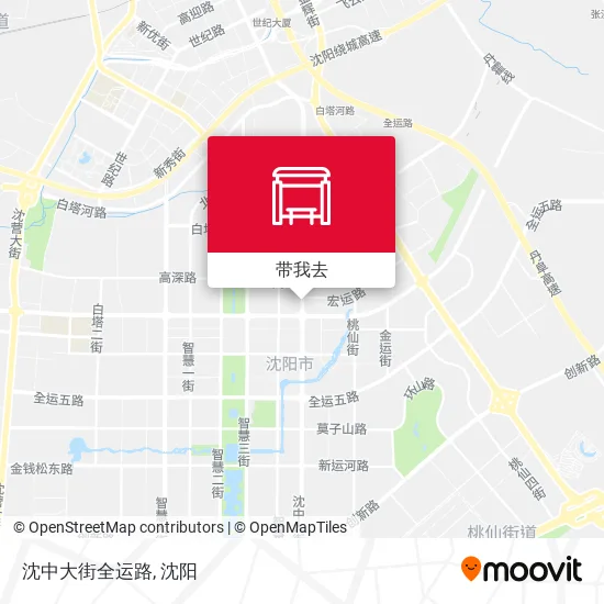 沈中大街全运路地图