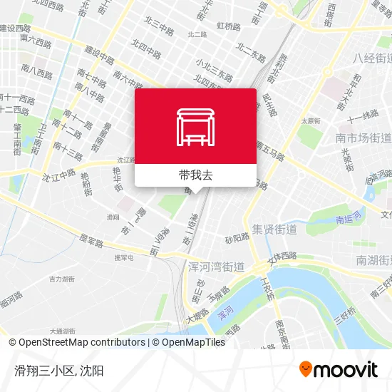 滑翔三小区地图