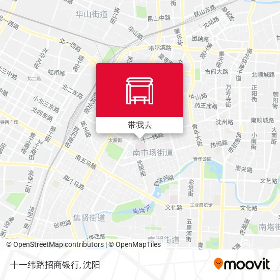 十一纬路招商银行地图
