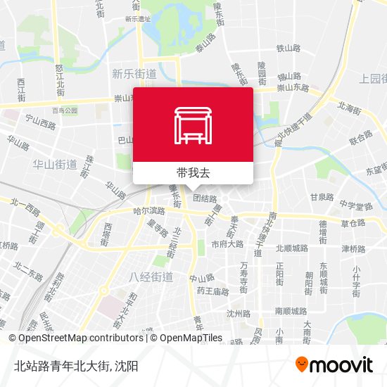 北站路青年北大街地图