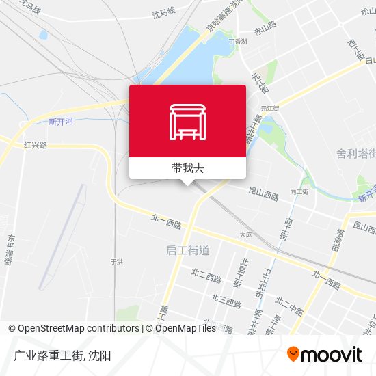 广业路重工街地图