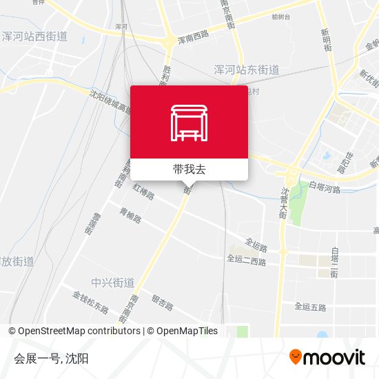 会展一号地图