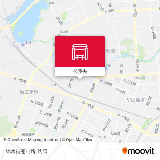 锦水街苍山路地图