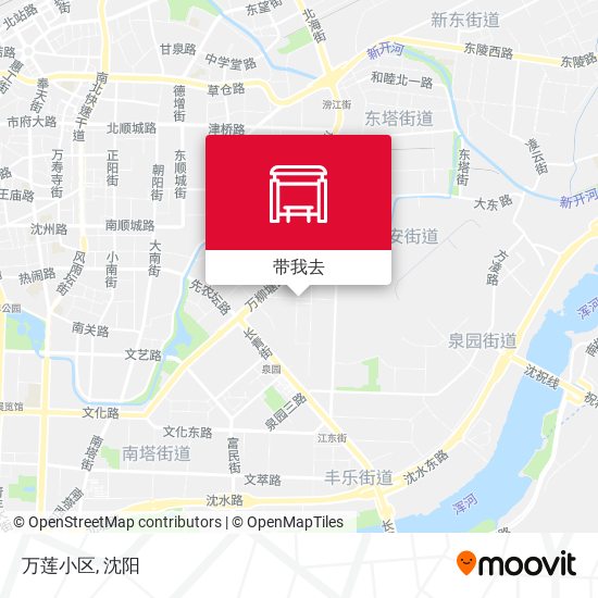 万莲小区地图