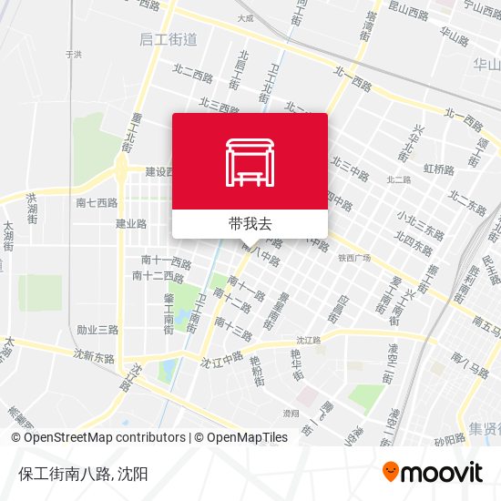 保工街南八路地图