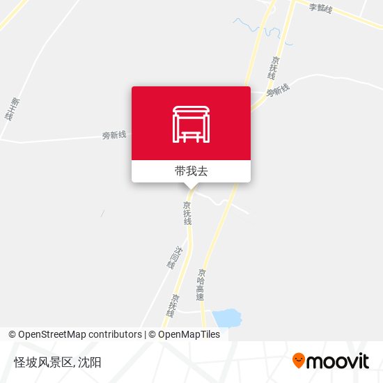 怪坡风景区地图