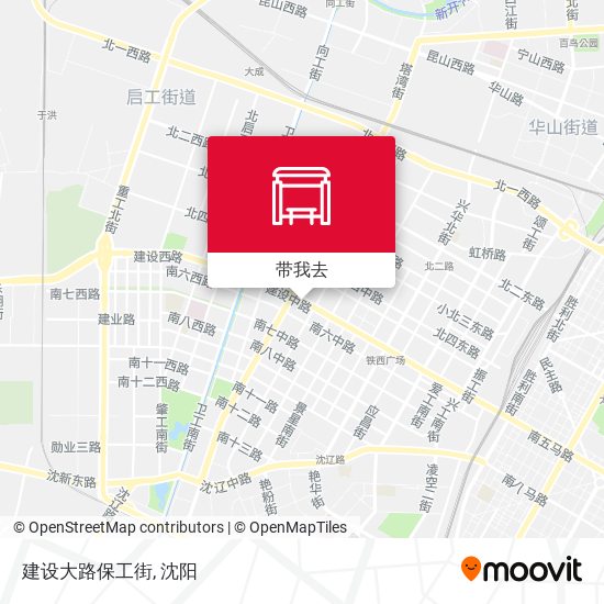 建设大路保工街地图